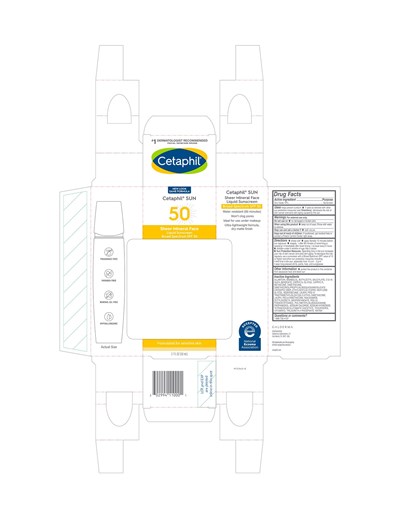 P55342 0 Cetaphil Sun Spf 50 Liquid Drops 1.7oz Carton